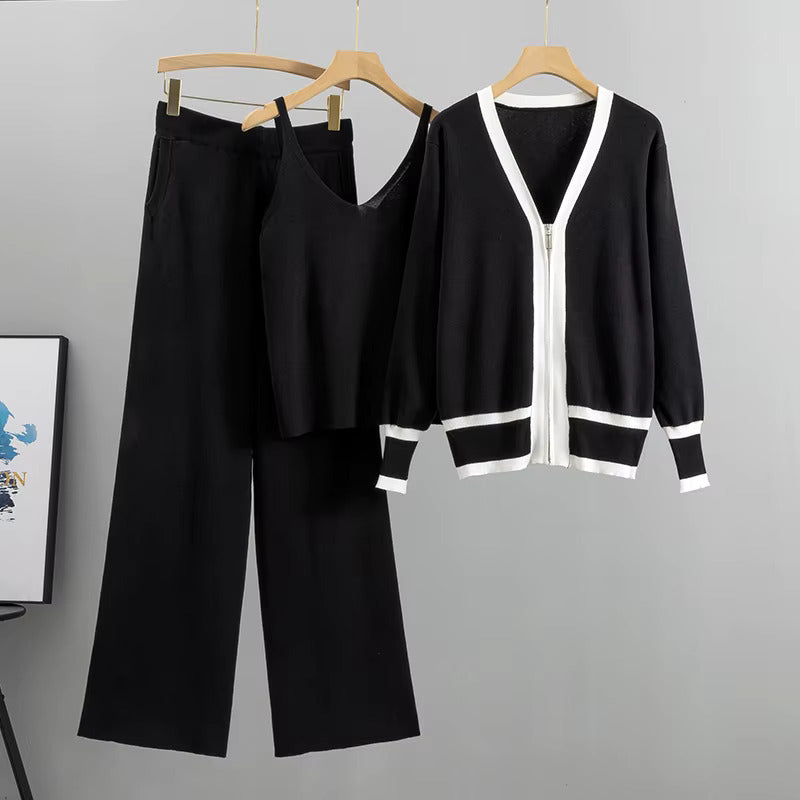 Parfait Élégance™ | ENSEMBLE TROIS PIÉCES EN MAILLE ÉLÉGANT