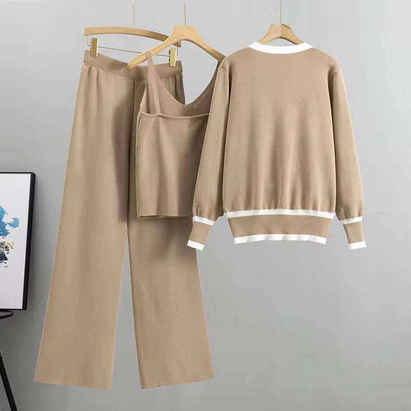 Parfait Élégance™ | ENSEMBLE TROIS PIÉCES EN MAILLE ÉLÉGANT