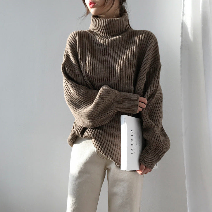 Parfait Élégance™ | LUXE PULL À COL ROULÉ ET À MANCHES BALLON