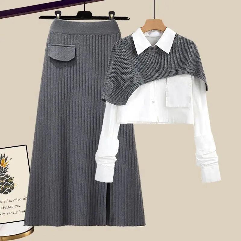 Parfait Élégance™ | JUPE ET TOP TRICOTÉS À LA MODE