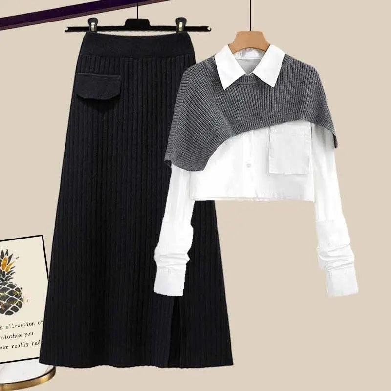 Parfait Élégance™ | JUPE ET TOP TRICOTÉS À LA MODE