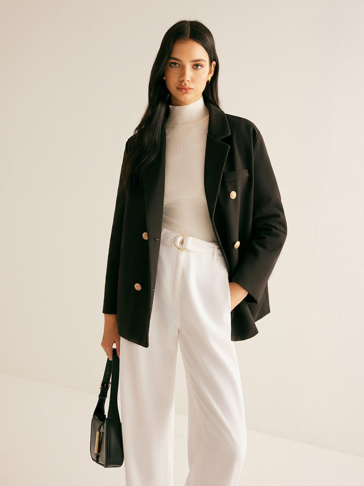 Parfait Élégance™ | BLAZER NOIRE ÉLÉGANTE