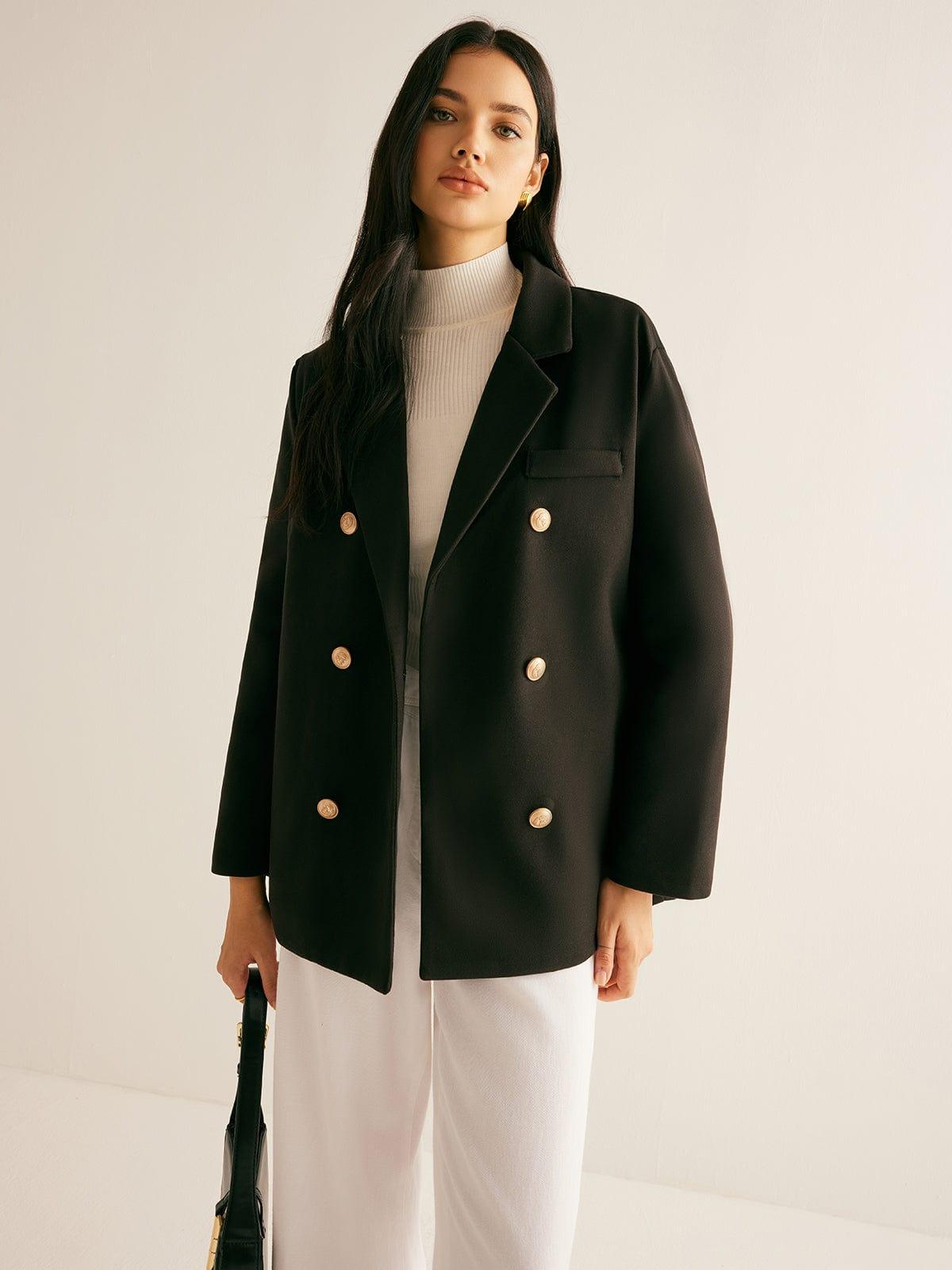 Parfait Élégance™ | BLAZER NOIRE ÉLÉGANTE