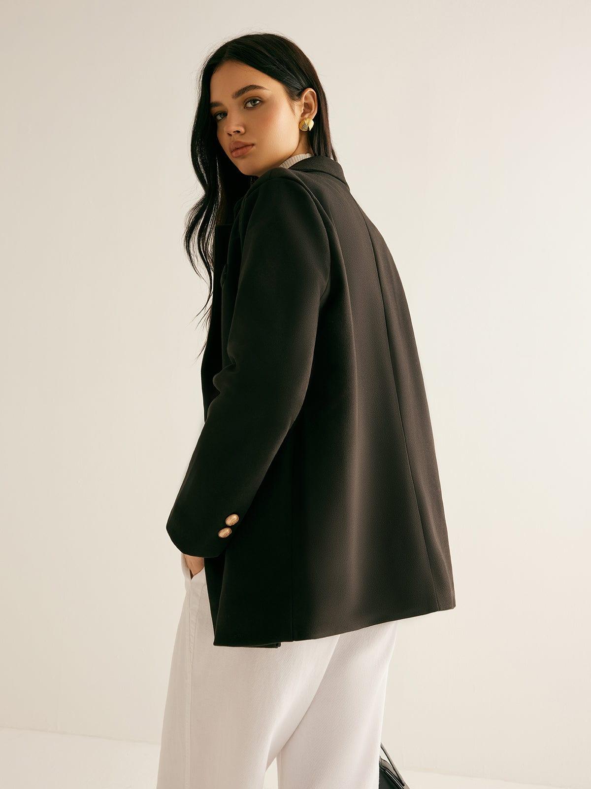 Parfait Élégance™ | BLAZER NOIRE ÉLÉGANTE