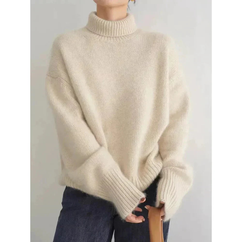Parfait Élégance™ | PULL À COL ROULÉ EN CACHEMIRE