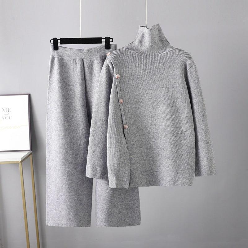 Parfait Élégance™ | ENSEMBLE D'HIVER CONFORTABLE AVEC COL ROULÉ ET PANTALON