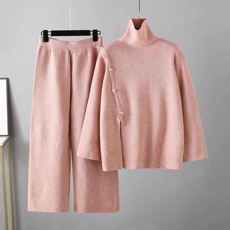 Parfait Élégance™ | ENSEMBLE D'HIVER CONFORTABLE AVEC COL ROULÉ ET PANTALON