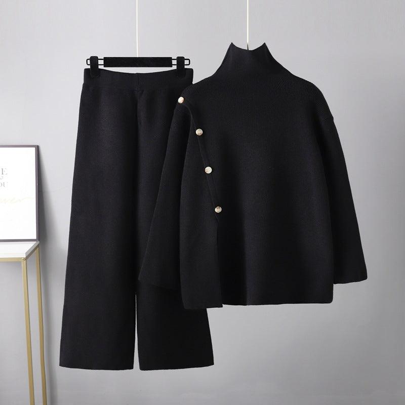 Parfait Élégance™ | ENSEMBLE D'HIVER CONFORTABLE AVEC COL ROULÉ ET PANTALON