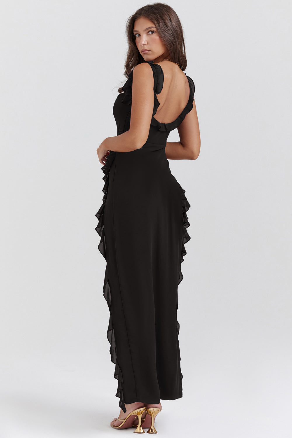 Amira Robe Longue – Noir