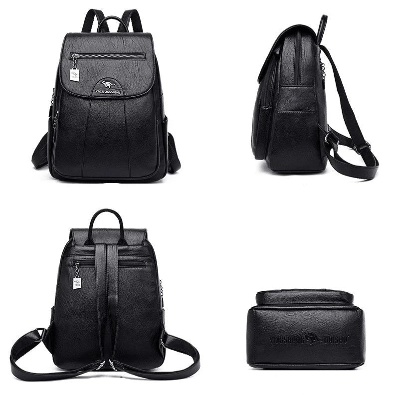 Parfait Élégance™ | SAC À DOS EN CUIR SPACIEUX