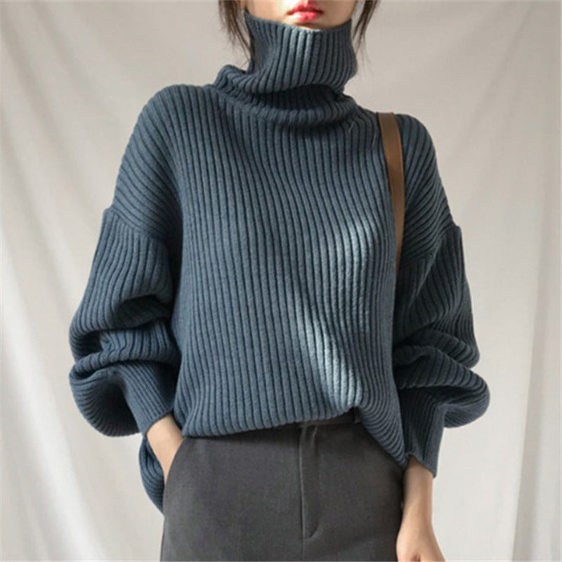 Parfait Élégance™ | LUXE PULL À COL ROULÉ ET À MANCHES BALLON