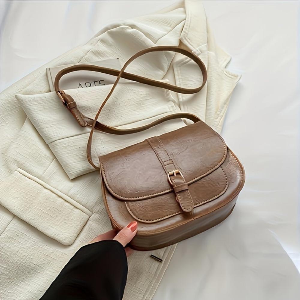 Parfait Élégance™ | SAC BANDOULIÉRE CLASSIQUE EN FORME DE SELLE