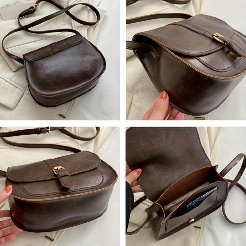 Parfait Élégance™ | SAC BANDOULIÉRE CLASSIQUE EN FORME DE SELLE
