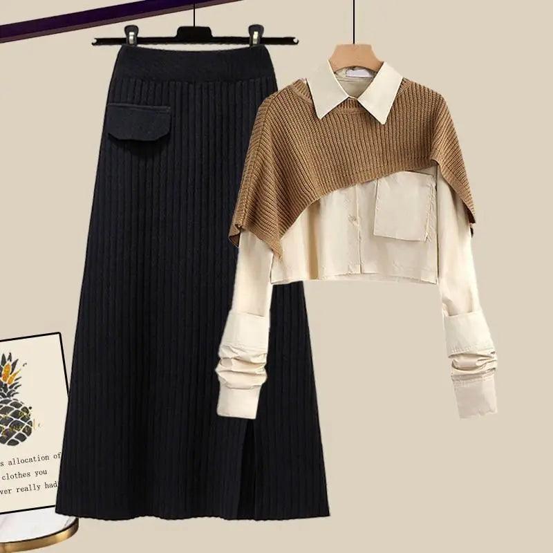 Parfait Élégance™ | JUPE ET TOP TRICOTÉS À LA MODE