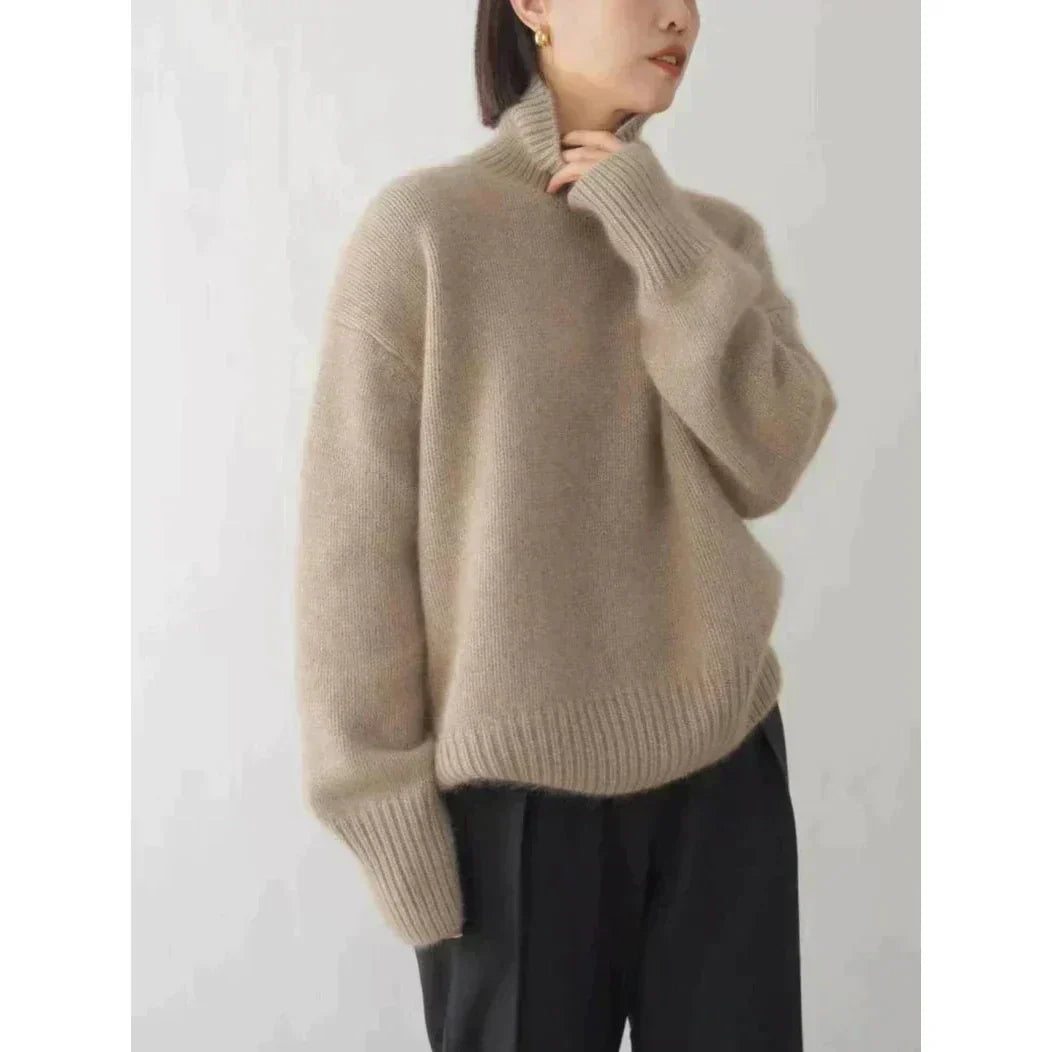 Parfait Élégance™ | PULL À COL ROULÉ EN CACHEMIRE
