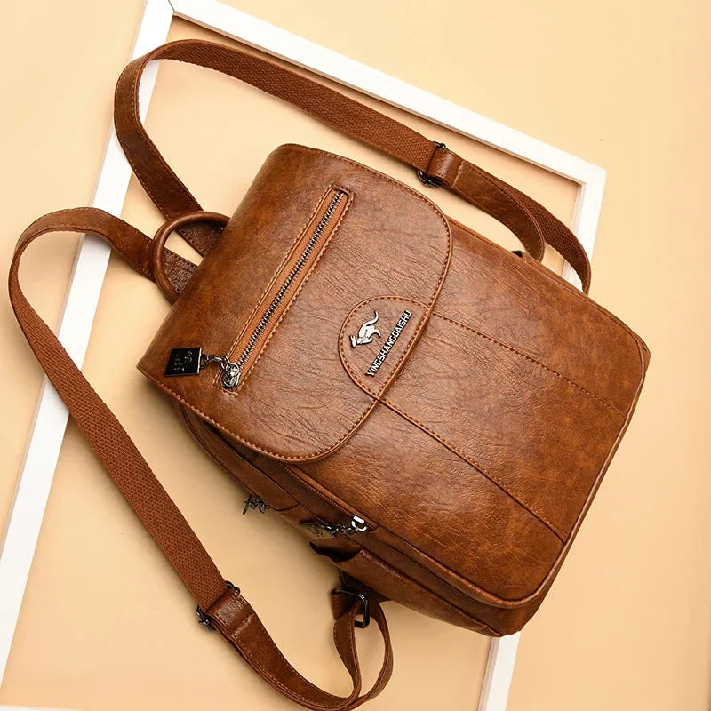 Parfait Élégance™ | SAC À DOS EN CUIR SPACIEUX