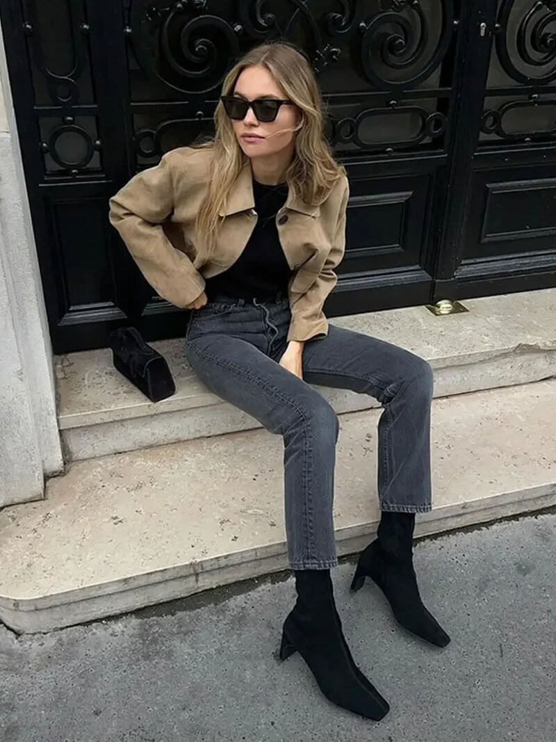 Parfait Élégance™ | VESTE EN SUÈDE