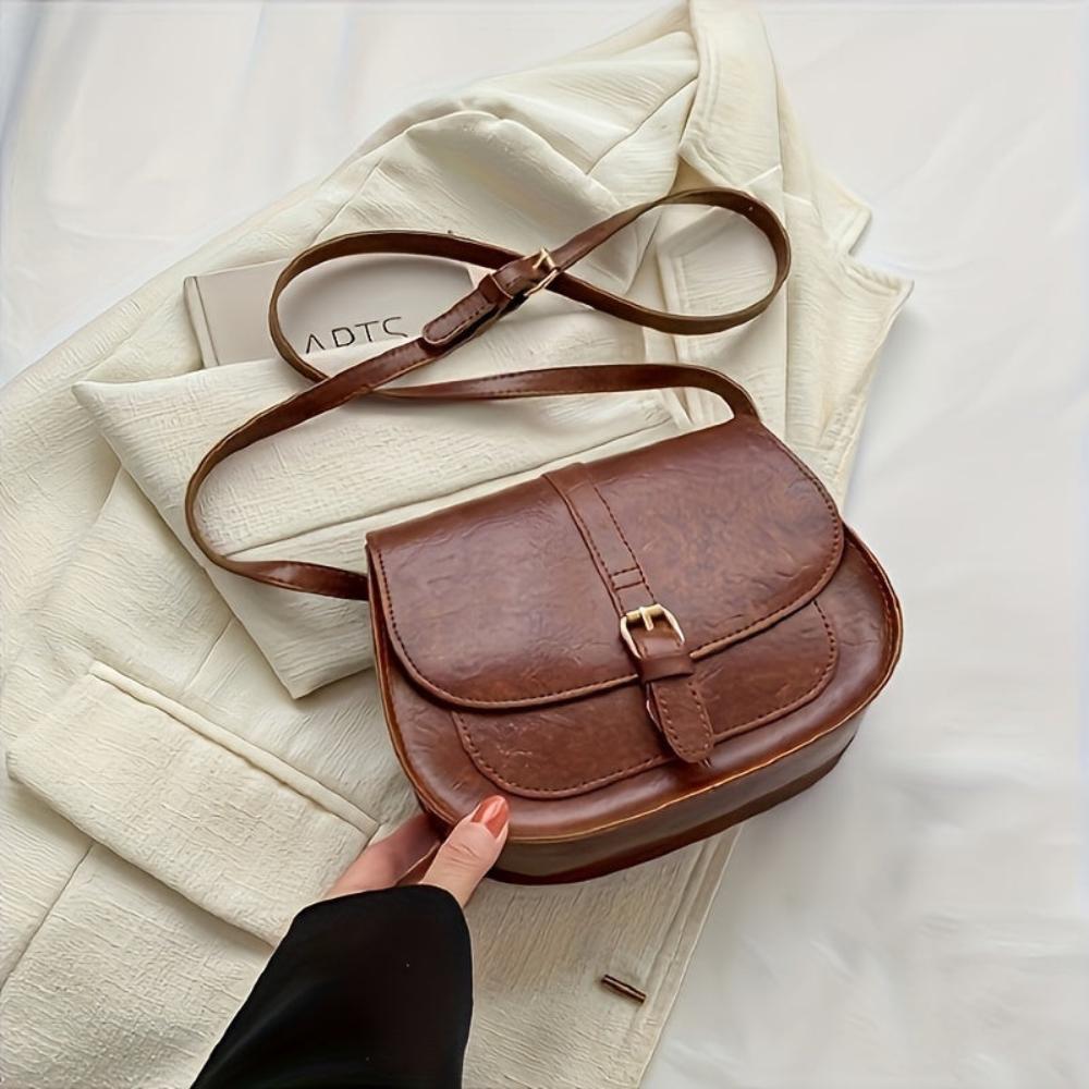 Parfait Élégance™ | SAC BANDOULIÉRE CLASSIQUE EN FORME DE SELLE