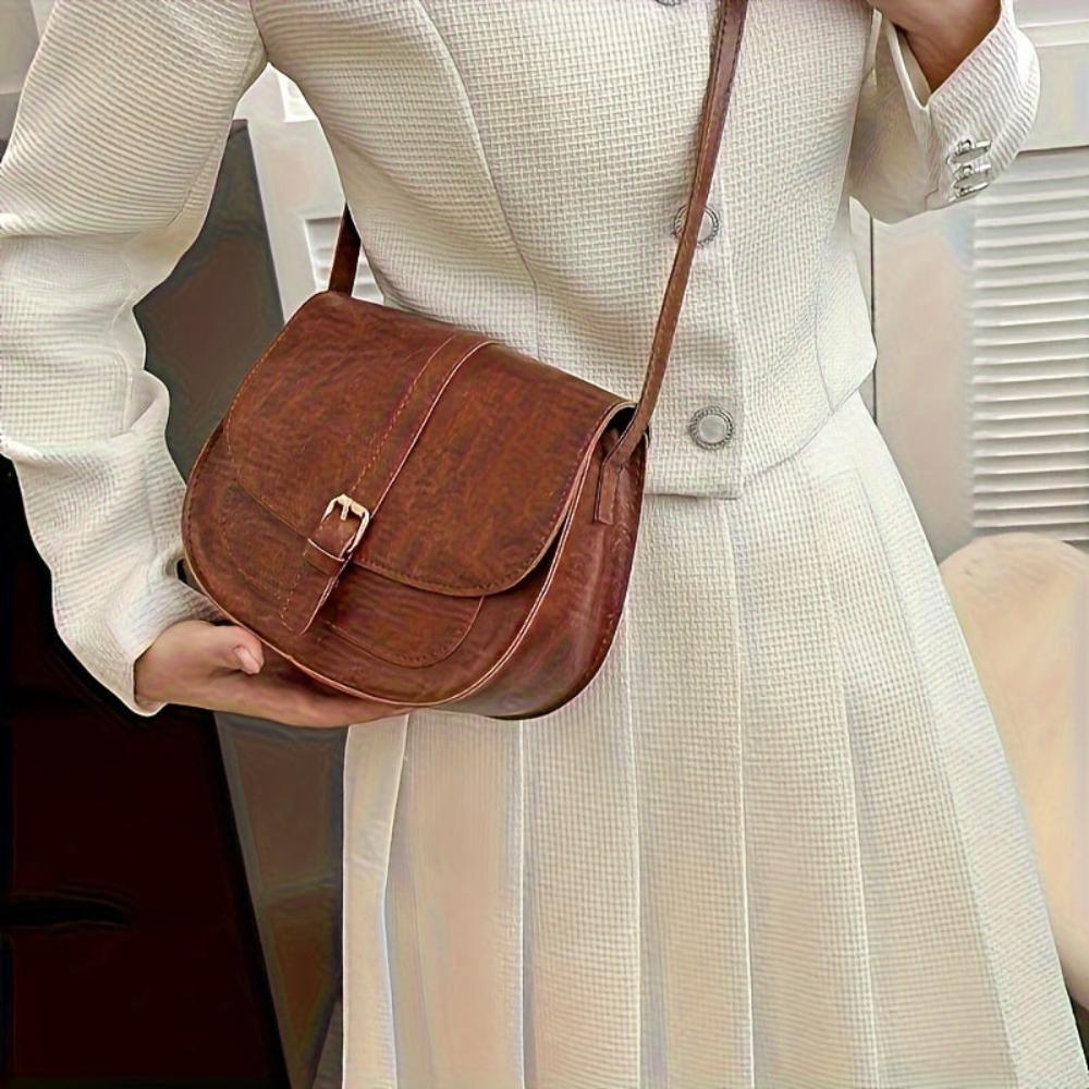 Parfait Élégance™ | SAC BANDOULIÉRE CLASSIQUE EN FORME DE SELLE